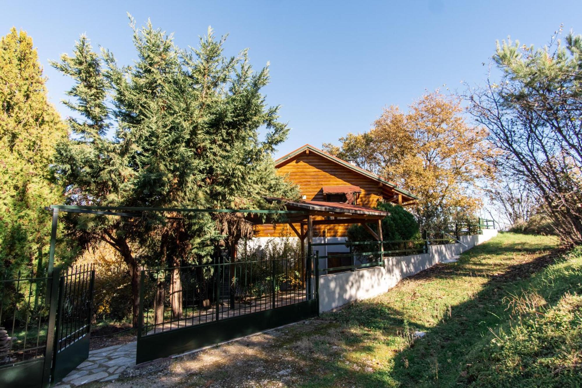 Zeus-Village Οικισμός Φινλανδικών Chalet Με Πισίνες & Γυμναστήριο Molos  Ngoại thất bức ảnh
