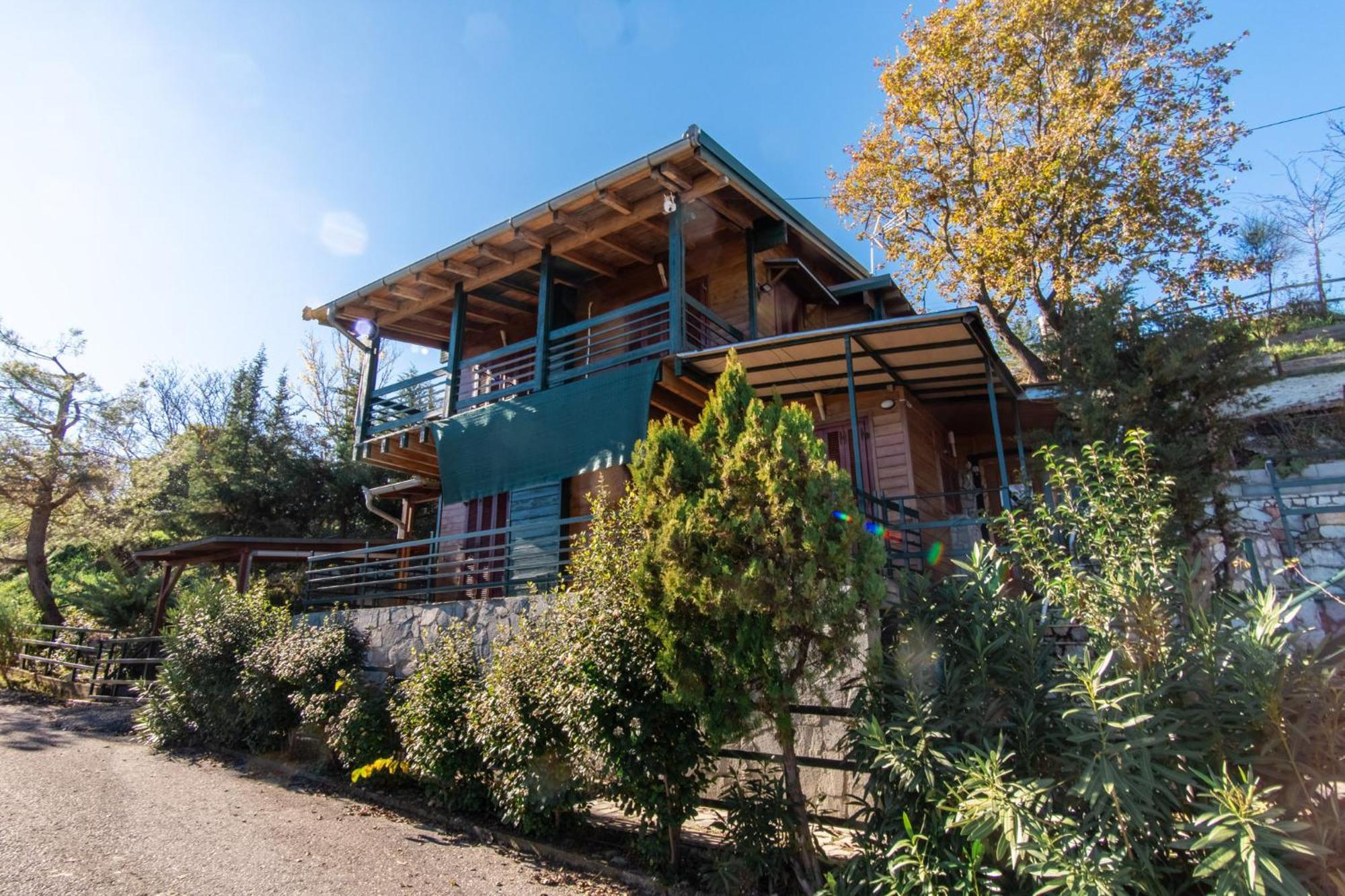 Zeus-Village Οικισμός Φινλανδικών Chalet Με Πισίνες & Γυμναστήριο Molos  Ngoại thất bức ảnh