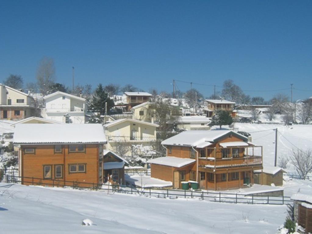 Zeus-Village Οικισμός Φινλανδικών Chalet Με Πισίνες & Γυμναστήριο Molos  Ngoại thất bức ảnh